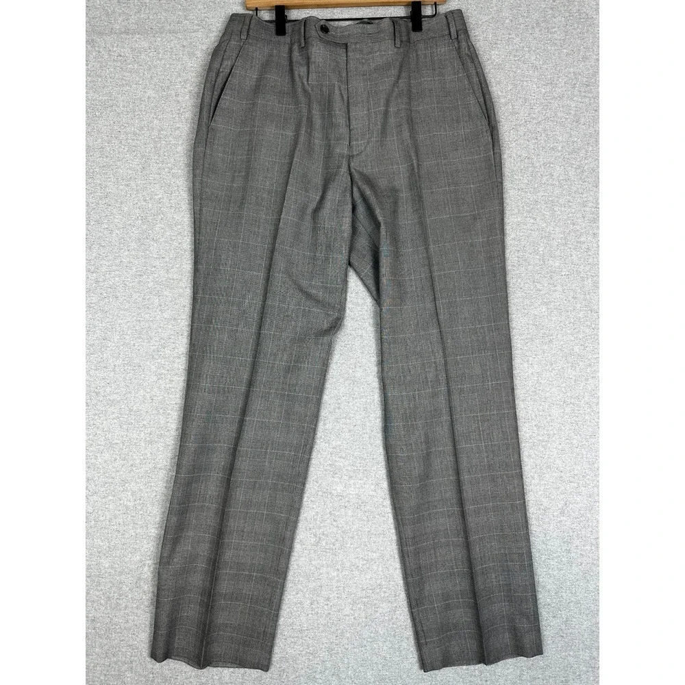 Lauren Ralph Suit 44R Grey Glen Plaid Blazer Trousers Set Business‎ Formal